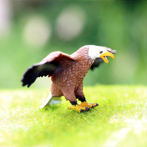 Kids(3Pcs) Gemini&Genius Falcon, Eagle, Owl Birds Animals Action Figure Toys