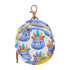 Hippopotamus Round Pacifier Storage Case with Zipper, Portable Pacifier Case for Travel,