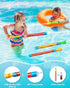 Water Gun - 16.5'' Super Soaker Blaster Squirt Gun for Kids, 6 PCS Water Game Toys for Summer Outdoor Fun
