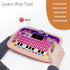 Kid Tablet Toddler Learning Pad, Interactive Educational Toy with Screen for Boys & Girls 3+ (Pink)