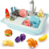 Asweets Color Changing Kitchen Sink Toys, Toddler Sink Toys with Running Water,