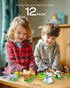 Kimiangel Party Favors for Kids - 12 Pack Mini Animals Building Blocks Sets for Goodie Bags, Christmas Birthday
