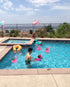 14 Pack Inflatable Flamingo Drink Holder, Pool Floats Cup Holder, Floating Coasters for Water Fun Party