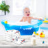 Burbuja 12x12 3 Pack Cartoon Airplane Baby Washcloths - Muslin Cotton Soft Absorbent Baby Towel for Newborn Baby
