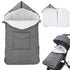 Cndiyald Winter Baby Car Seat Cover Thickened Windproof with Storage Pocket, Zippered Infant Carrier Protector for Cold
