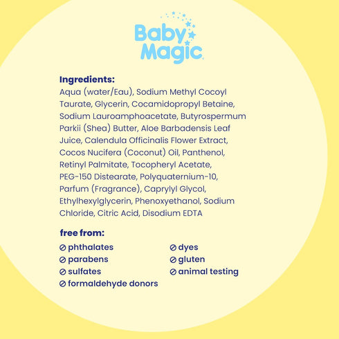 Baby Magic Moisturizing Hair & Body Wash, 16.5 Fl Oz