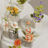 Artificial Flower Bouquet Building Set for Adults, Mini Plant Bonsai Tree Friend Set for Girls, Botanical Collection