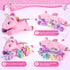 5 1 Mommy 4 3-8, gnomantic Pieces Unicorn Stuffed Animals - Stuffed Unicorn with Babies - Unicorns Gifts for Girls Ages
