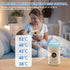 DNAMYJME 6 360 Portable Bottle Warmer for Travel, Rapid Warming with Battery-Powered Temperature Display, Heating Baby