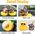 wonuu Cute Yellow Rubber Duck Car Dashboard Ornaments with Propeller (Love)