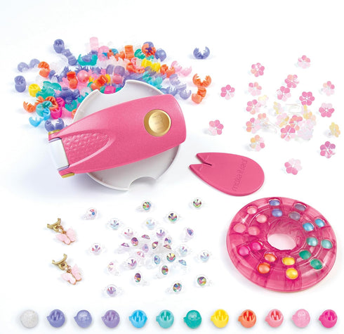 Set 8+ Make It Real: Snap N' Glam Hair Styling - Reusable Gems, Accents & Bead Clips, Create Unique Styles for Every