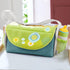 Summer 18 HABA Baby Doll Diaper Bag with Soft Bottle & Reusable Cloth Doll Diapers, Folds into Changing Mat, Meadow