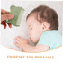 DECORNIJIA 6pcs Newborn Comb Gentle Hair Grooming Kit for Cradle Cap Soft Scalp Brush for Portable Design Light Blue