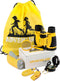 Adventure Kidz Outdoor Exploration Kit, Yellow Backpack with Binoculars, Magnifying Glass, Lensatic Compass, and Fox