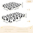 CZXW 52" 28" Soccer Balls Black White Crib Sheets Fitted x Natural Cotton Soft & Breathable for Baby Crib Mattress