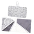 Travel-Friendly Gray Lemon Changing Pad Urinal Mat for Newborns