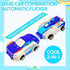 WIESSOC Toy,2 Collision Transforming Dinosaur Car Magnetic Cars Transform Into Dinosaur Toys,Transformation Car Toys