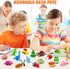 100 Pack Animal Erasers, 3D Puzzle Pencil Erasers for Kids, Bulk Treasure Box Toy for Classroom