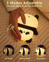 6 30-Minute Voice Control Panda Night Light, Colors Timer, Cute Animal Silicone Nursery Night Light Rechargeable Table