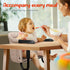 6-36 Hook On High Chair - Portable & Foldable for Babies Months, Family & Travel Use with Carry Bag(Khaki)