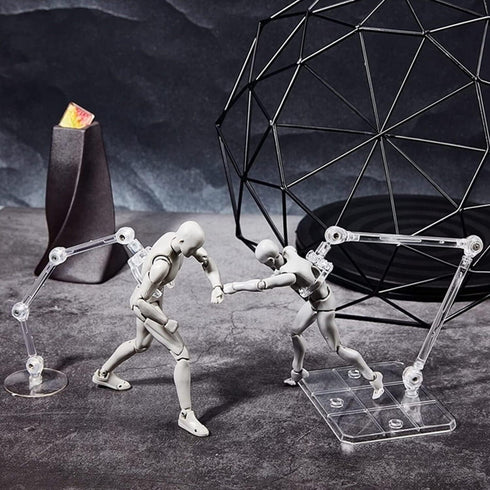 TSY TOOL 2 HG144 6" 1/44 Pcs of Action Figure Stand, Display Holder Base, Doll Model Support Stand Compatible with HG