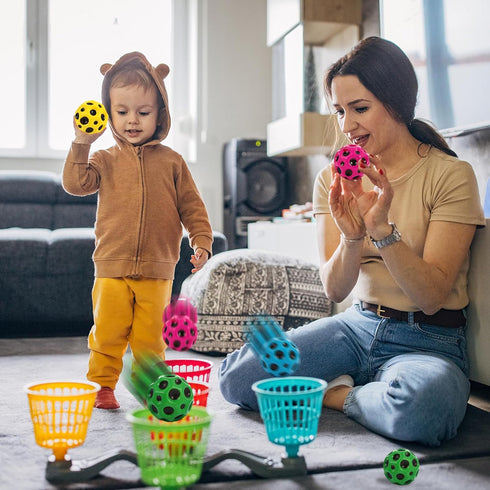 3PCS Mini Super High Bouncing Balls, Rubber Space Balls Toy for Kids, Indoor Outdoor Play Sensory Balls