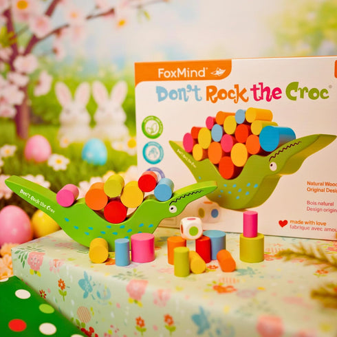 3-5, 3 FoxMind Games Don't Rock The Croc, Toddler Boy Girl Games, Kids Games Multiplayer Year Old Board Games