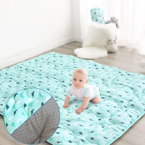Baby Play Mat for Boys Girls, 50'' x 50'' Baby Play Mat