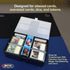 BCW Prime X4 Gaming Box | Playing Card Storage Box for Decks and Game Accessories