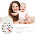 30 Sosation Pcs Reusable Nursing Pads Washable Bamboo Breast Pads with Storage Bag and Cotton Laundry Bag Fresh Floral