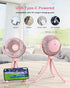 4000mAh 3 360 Coohea Stroller Fan Clip on for Baby, Rechargeable Battery Operated, Flexible Tripod, Wind Speed