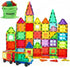 Dopyye Magnetic Building Tiles for Kids, 100 PCS Magnetic Blocks with Storage Bag,