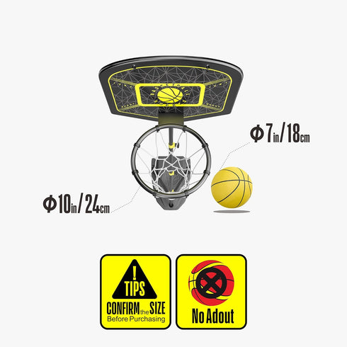 Kids Basketball Hoop Indoor Outdoor, Portable Adjustable Height 3.6ft-6.2ft for Boys Girls Age 3-8 Sports Toy