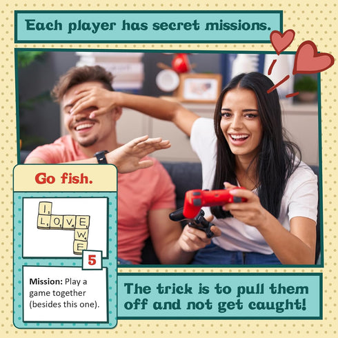 Couples Gift – Better Marriages Through Subterfuge – Surprisingly Strategic, Sneaky, Healthy, and Romantic Card Game Adventure Ideas for Newlyweds, Husband, Wife, and Date Night