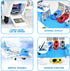 Transport Cargo Airplane Car Toy Play Set - For Boys and Girls Ages 3+