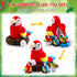 Meooeck 7 Pcs Macaw Parrot Plush Toys Set | 13 Inch Large Mommy Parrot with Nest, Egg & 3 Cute Baby Plushies