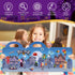 4 Sets of Halloween Reusable Sticker Books for Kids 2-4, Activities for Toddlers 1-3, Removable Jelly Stickers