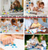 Set, 25 Set, 1-3 Funto Kids Washable Finger Paint PCS Non Toxic Art Painting Supplies for Baby, Includes Finger Paint