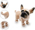 Lifelike Frenchie Dog Stuffed Animal, Super Realistic Plush French Bulldog Doll Puppy Toy, 9 Inches