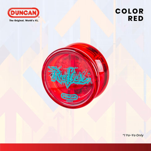 Duncan Toys Reflex Auto Return Yo-Yo, Beginner String Trick Yo-Yo, Red