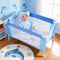 BABESIDE Baby Doll Crib Set for 18 Inch Dolls, Foldable Baby Doll