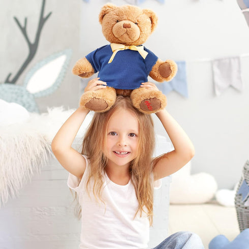 Skylety 6 Pcs Bear Clothes Basic Tee Shirt for 14-18 Inch Stuffed Bears Doll (Blue)