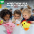 12 Packs TOY Life Easter Eggs Filled with Wind Up Chicks and Plush Bunnies, Plastic Easter Eggs Toys Inside, Easter