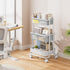 3 Modanais Baby Diaper Caddy Organizer Cart - Tier Rolling Storage Cart with Wheels, Baby Essentials for Nursery