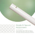White Wooden Baby Mobile Arm Adjustable Crib Mobile Holder for Nursery Decor Easy-to-Mount Support for Hanging Baby