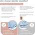 Set Set Newborn Swaddle Blanket with Hat Baby Swaddle Hospital Receiving Blankets for Girls Boys(Babyblue)