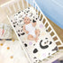 SyXIOP 28" 52" Cute Cartoon White Panda Cooling Baby Waterproof Crib Mattress Protector x Ultra Soft Mattress pad Cover