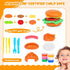 BoterLun Set 6 3+ Microwave Toys Kitchen Play with Light Sound,Kids Pretend Play Electronic Oven with Play Food