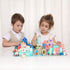 Wooden Building Blocks Set - City Construction Stacker Educational Toys for Toddler Gifts, 3+ Year Old