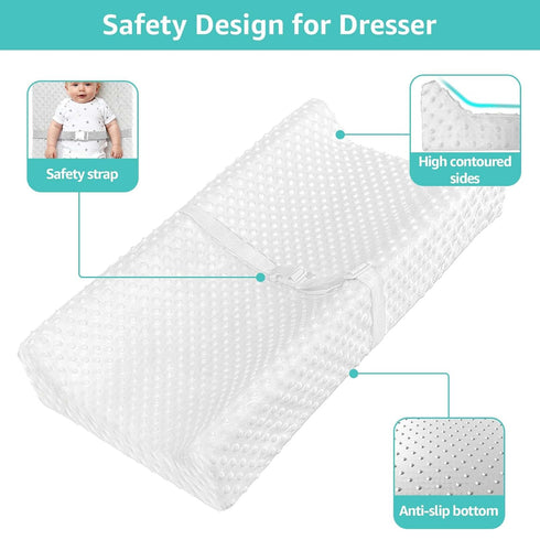 YENING 23 13 Small Changing Pad Mini x with Washable Cover Waterproof Baby Diaper Changing Pad for Dresser Table Pad